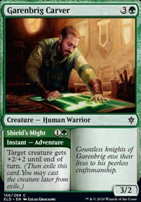 Garenbrig Carver // Shield's Might (ELD-C)