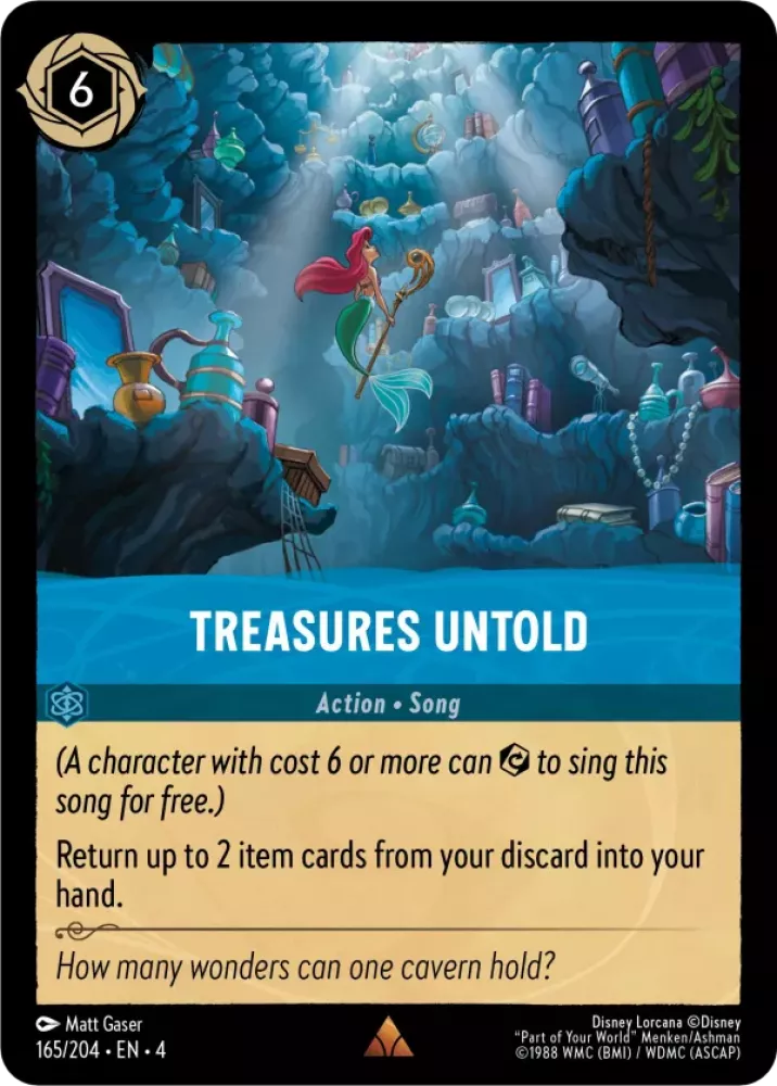 Treasures Untold (Ursula's Return 165/204) Rare - Near Mint