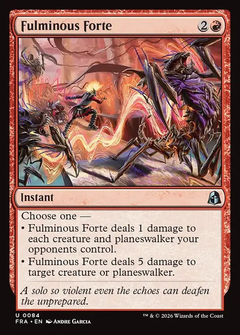 Fulminous Forte [ #0084 ] (FRA-U)