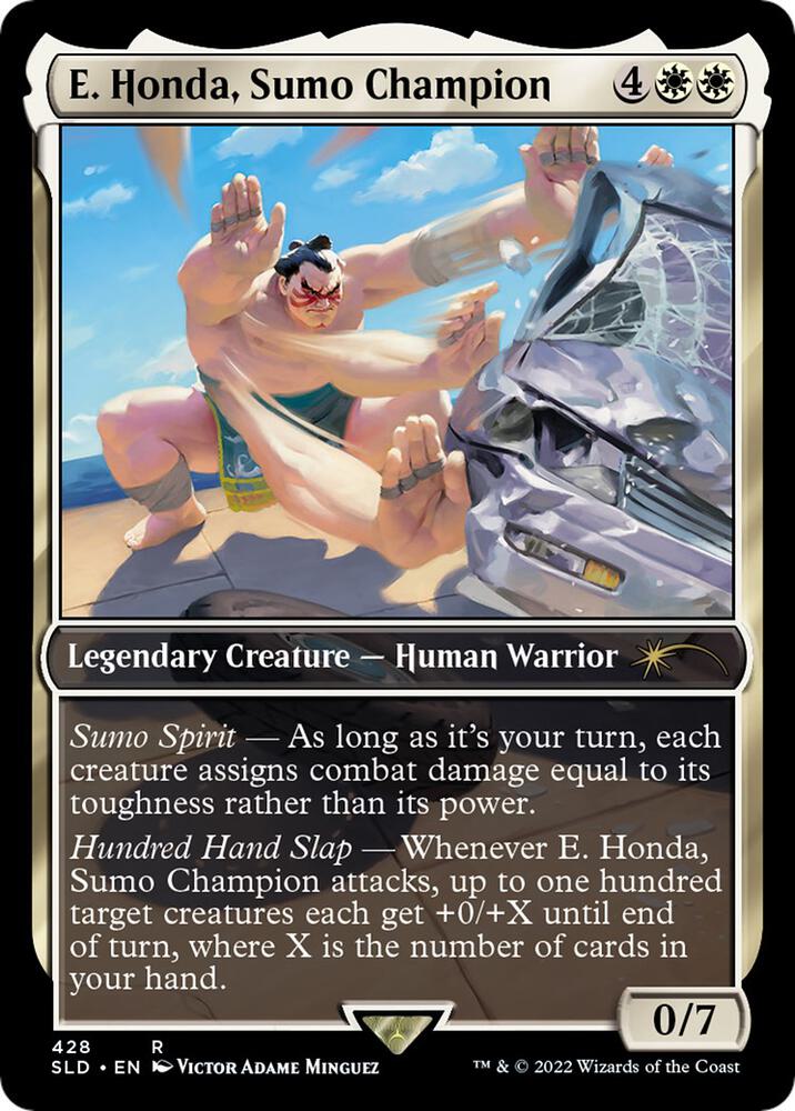 E. Honda, Sumo Champion [#428] (SLD-R-FOIL)