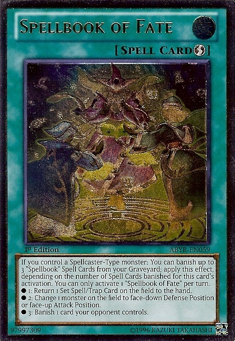 Spellbook of Fate (UTR) (ABYR-EN059) Ultimate Rare - Near Mint Unlimited