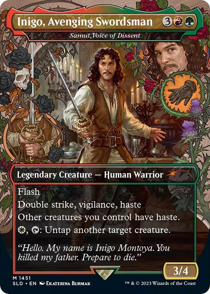Inigo, Avenging Swordsman - Samut, Voice of Dissent [#1451] (SLD-M-FOIL)