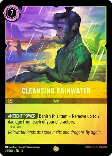 Cleansing Rainwater (Into the Inklands 029/204) Common - Near Mint Cold Foil