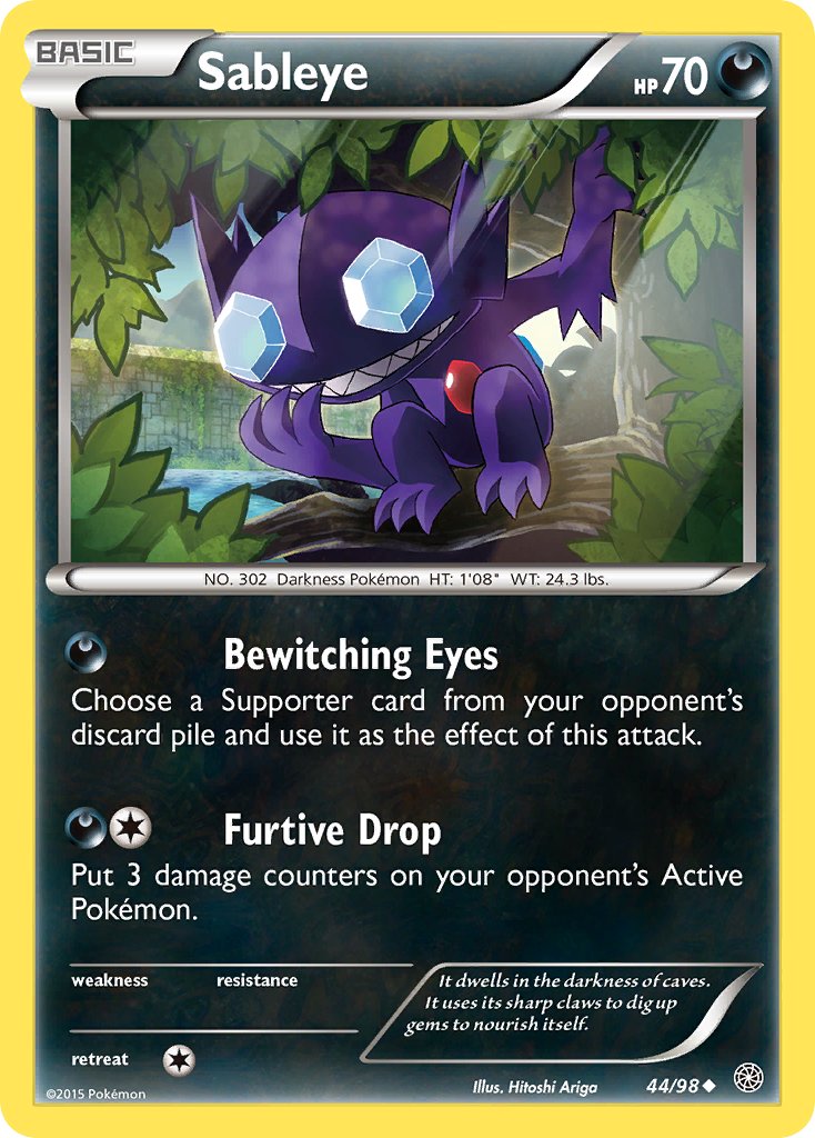 Sableye - 044/098 (AOR) Uncommon - Near Mint