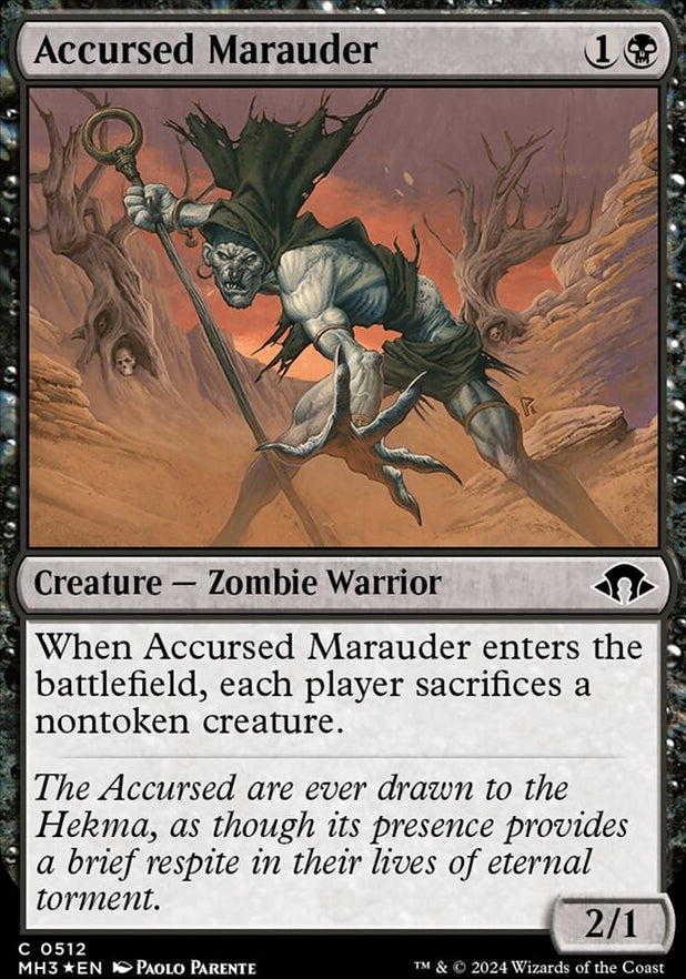 Accursed Marauder [#0512 Ripple Foil] (MH3-C)