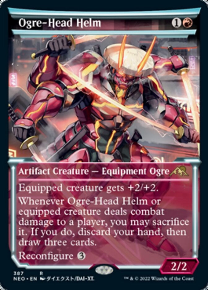 Ogre-Head Helm [ #387 Soft Glow Showcase ] (NEO-R)