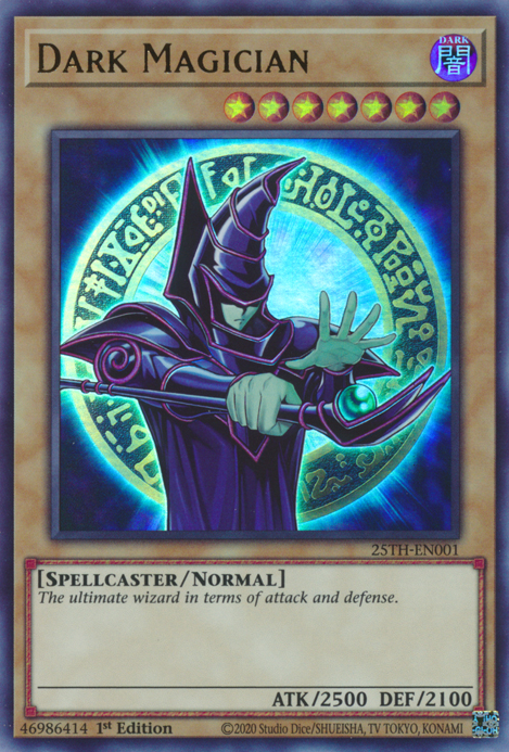 Dark Magician (25TH-EN001) Ultra Rare - Near Mint 1st Edition