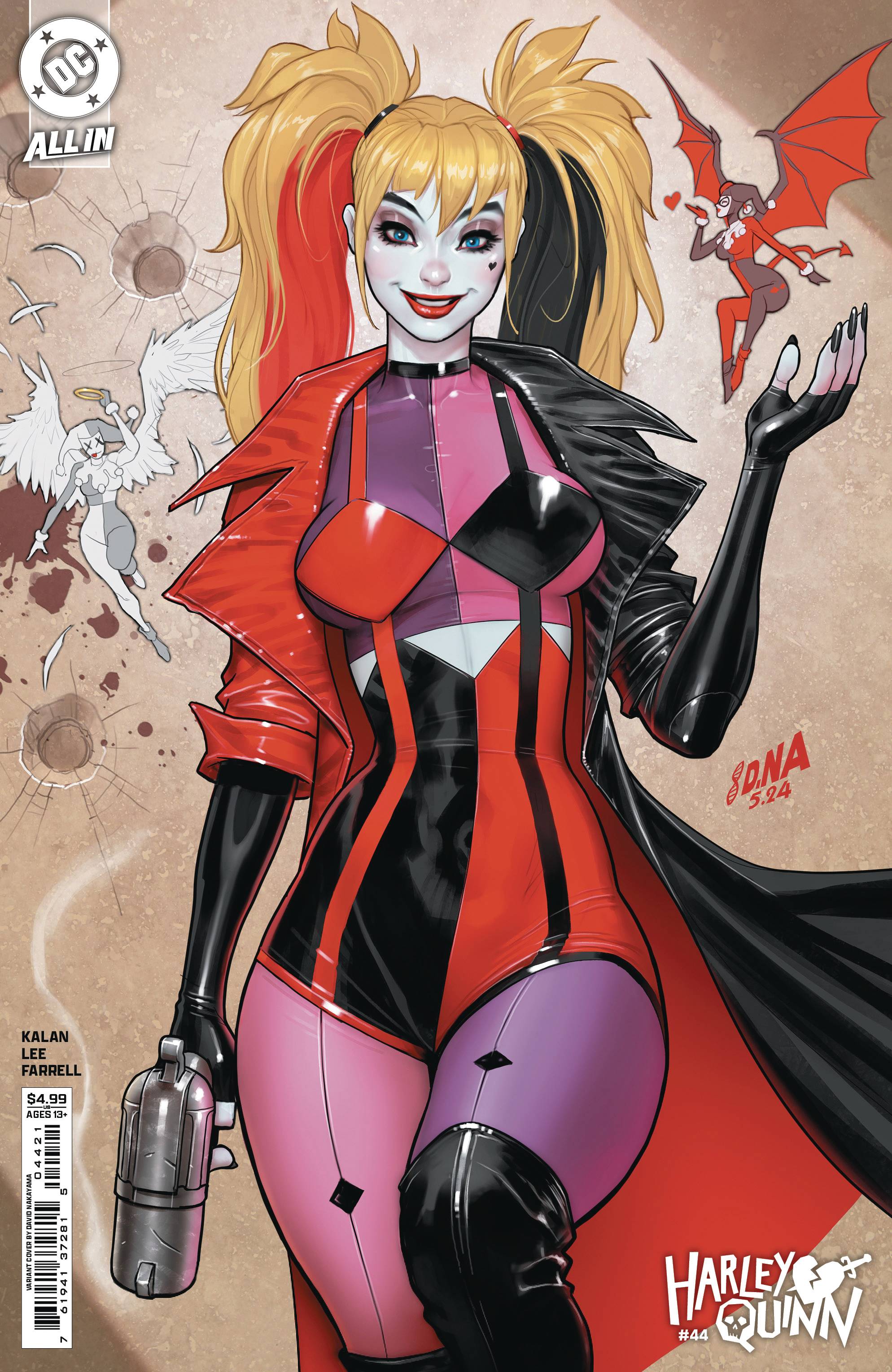 HARLEY QUINN #44 CVR B DAVID NAKAYAMA CARD STOCK VAR