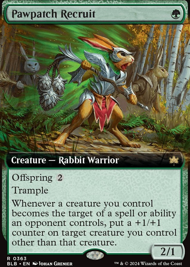 Pawpatch Recruit [#0363 Extended Art] (BLB-R-FOIL)