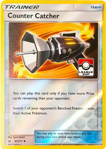 Counter Catcher (League Cup) - 091/111 (PR) Promo - Light Play Reverse Holofoil