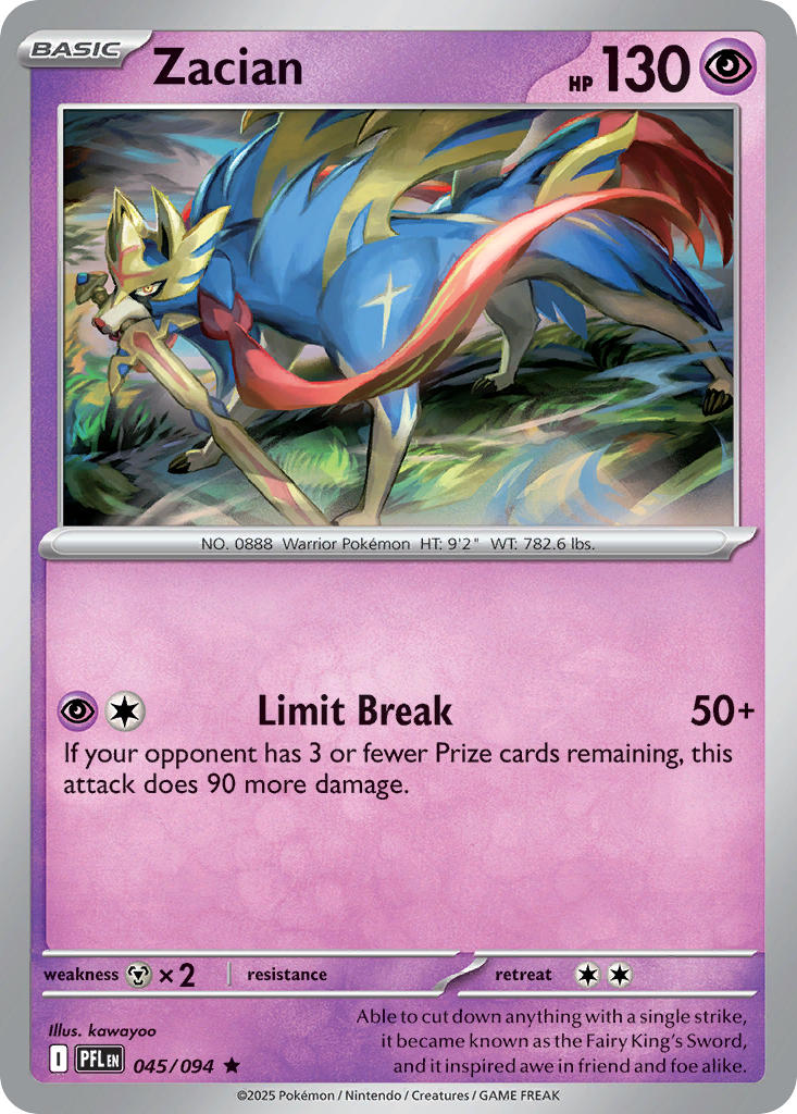 Zacian - 045/094 (PFL) Rare