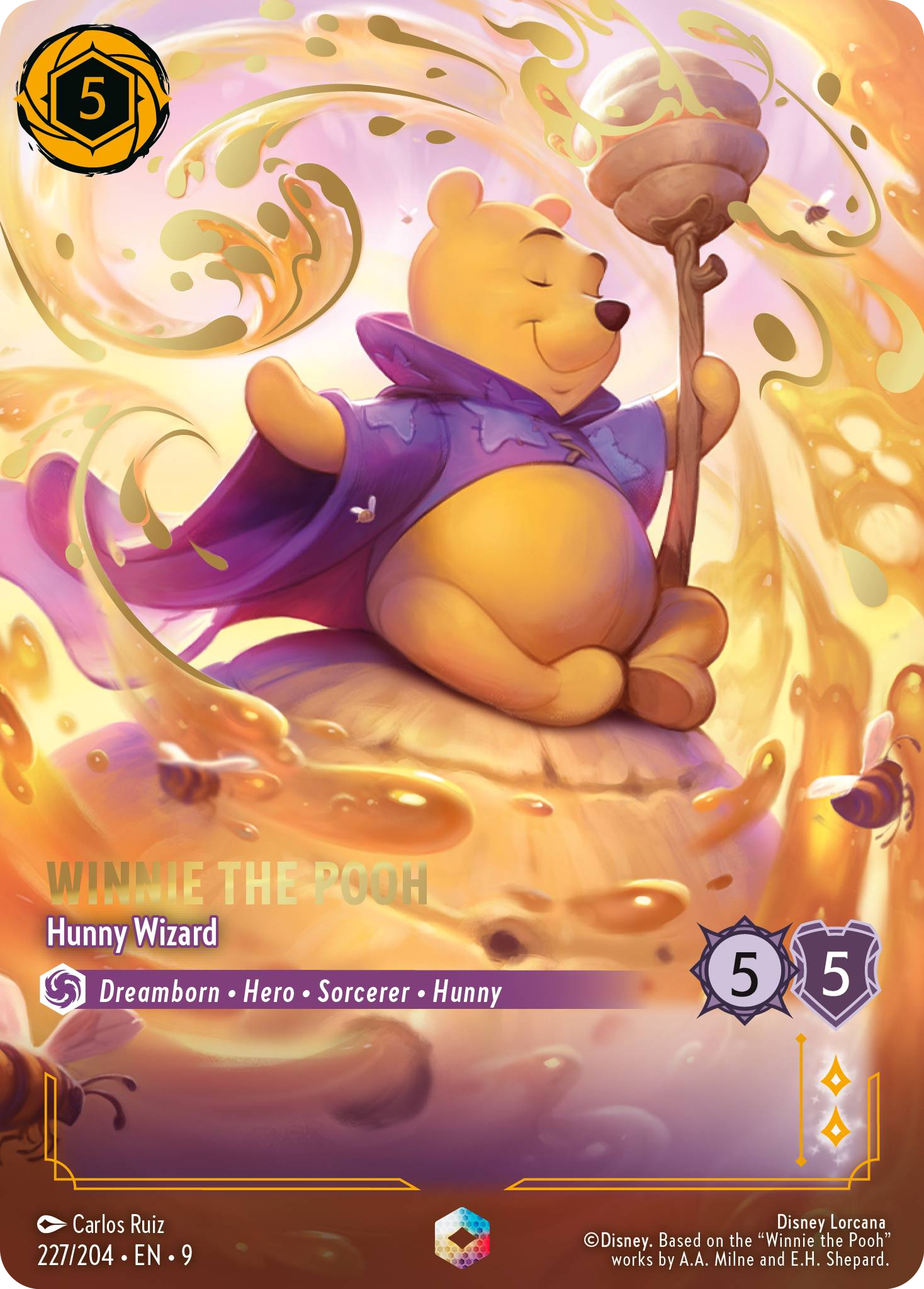 Winnie the Pooh - Hunny Wizard (Fabled - 227/204)  Enchanted