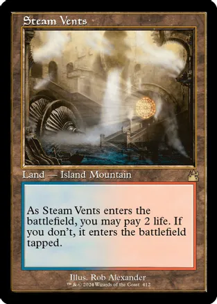 Steam Vents [#0412 Retro Frame] (RVR-R-FOIL)
