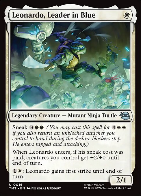 Leonardo, Leader in Blue [ #0016 ] (TMT-U)