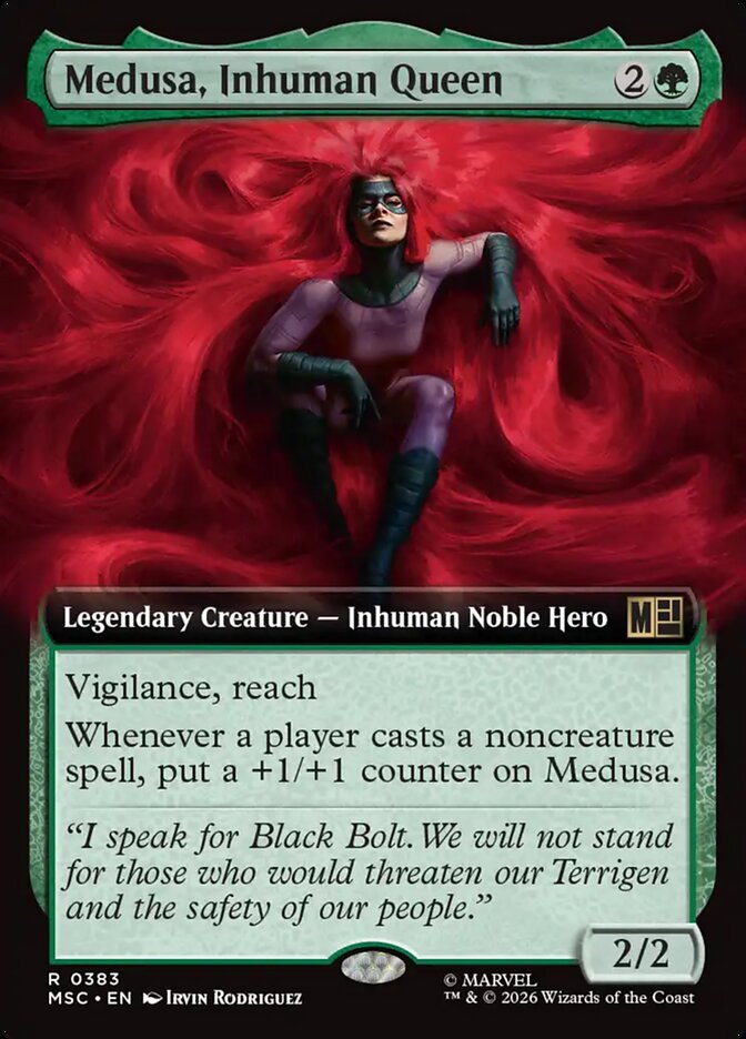 Medusa, Inhuman Queen [ #0383 Extended Art ] (MSC-R)