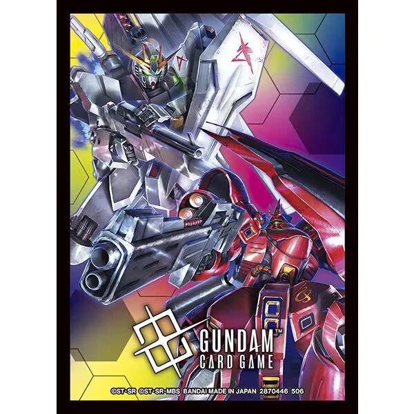Gundam TCG: Official Card Sleeves 02 - Nu Gundam / Sazabi