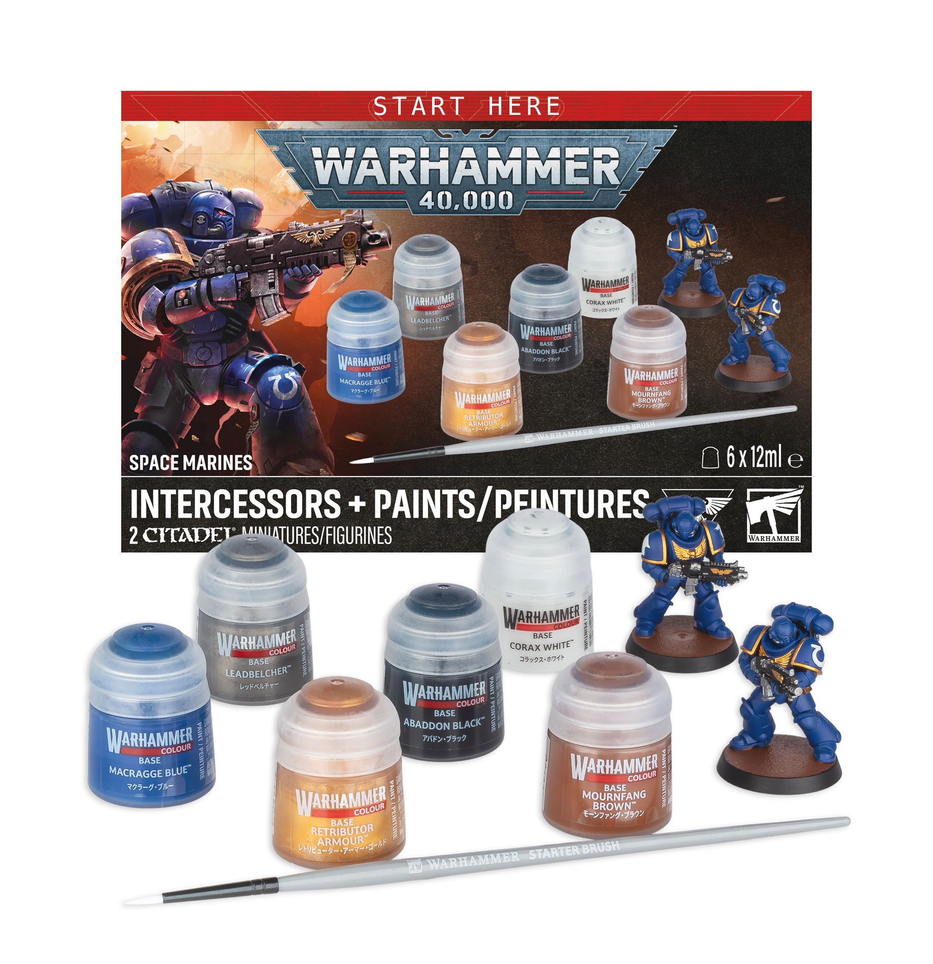40K: Primaris Marines - Intercessors + Paint Set (11th)