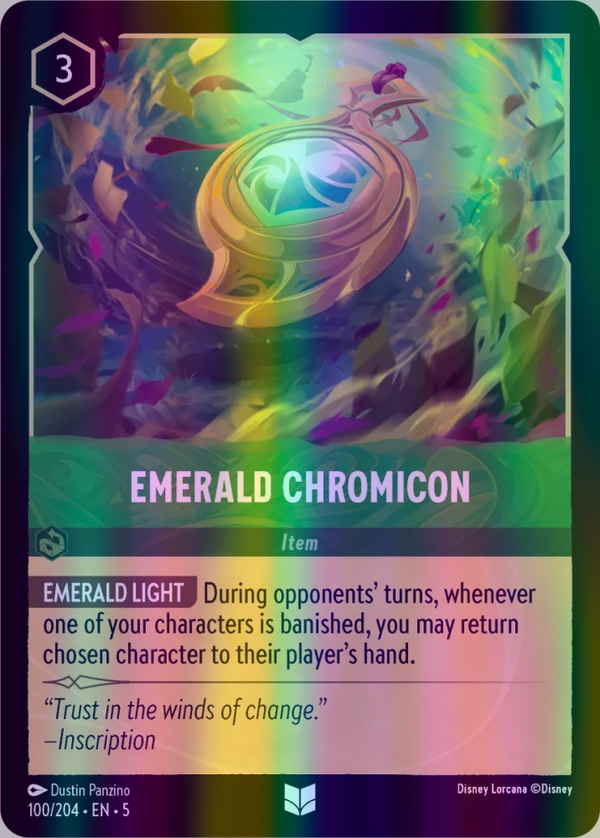 Emerald Chromicon (Shimmering Skies 100/204) Uncommon - Near Mint Cold Foil