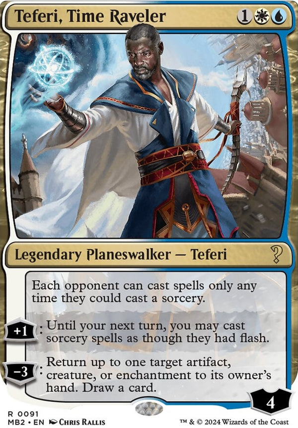 Teferi, Time Raveler [#0091 White-Border] (MB2-R)