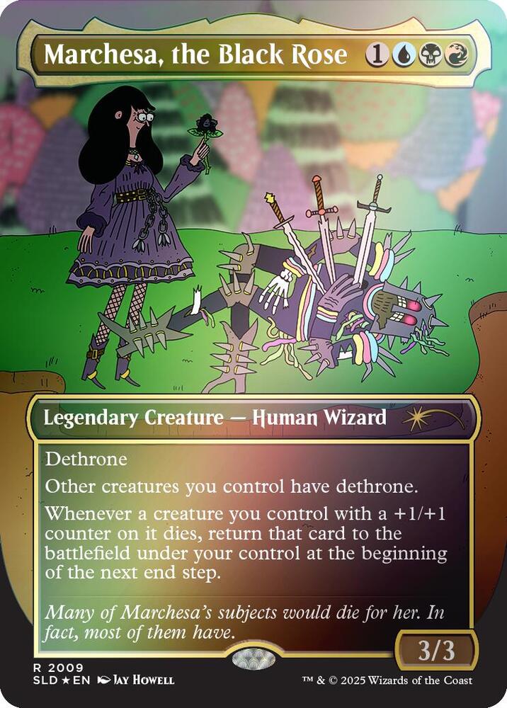 Marchesa, the Black Rose (SLD-R-FOIL)