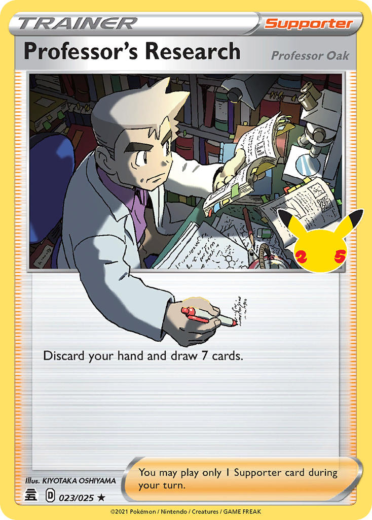 Professor's Research - 023/025 (CLB) Holo Rare - Near Mint Holofoil