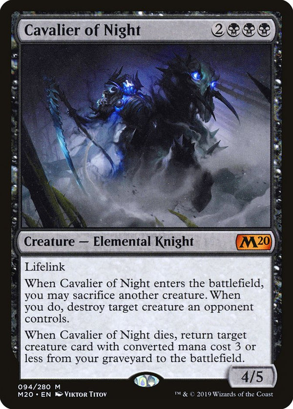 Cavalier of Night (M20-M-FOIL)