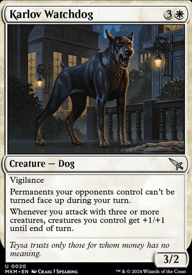Karlov Watchdog [#0020] (MKM-U-FOIL)