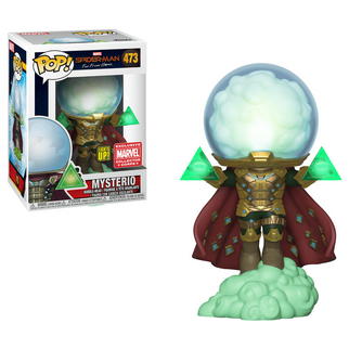 POP Figure: Marvel Spider-Man Far From Home #0473 - Mysterio (Lights Up!) (Marvel Collector Corps)