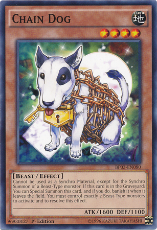 Chain Dog (BP03-EN080) Common - Near Mint 1st Edition