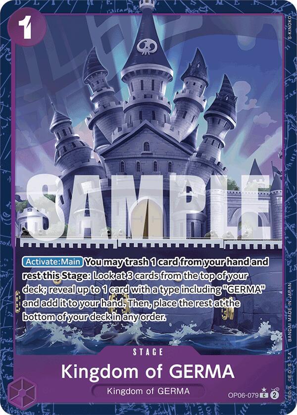 Kingdom of GERMA (OP06-079 C) (Alternate Art)