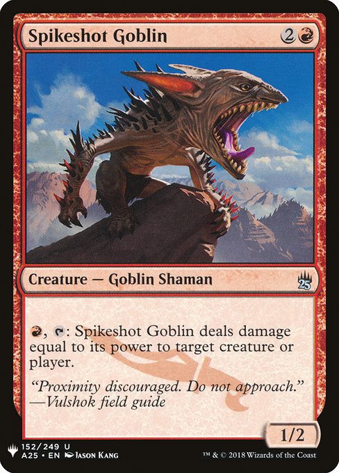 Spikeshot Goblin [Mystery Booster #1066] (A25-C)