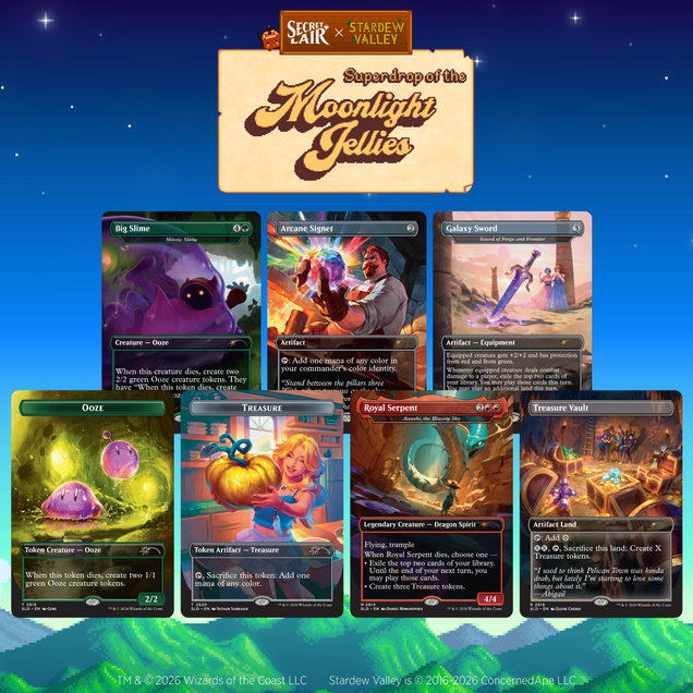 MTG: Secret Lair x Stardew Valley: A Flicker in the Deep