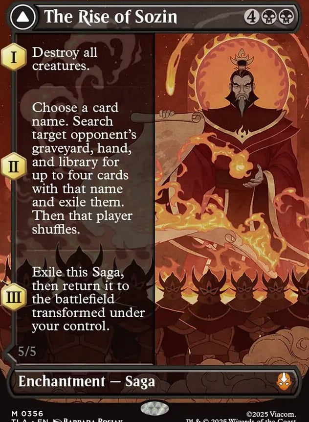 The Rise of Sozin // FIre Lord Sozin [ #0356 Borderless ] (TLA-M)