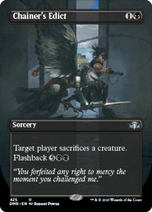 Chainer's Edict [#425 Alternate Art Borderless] (DMR-U)