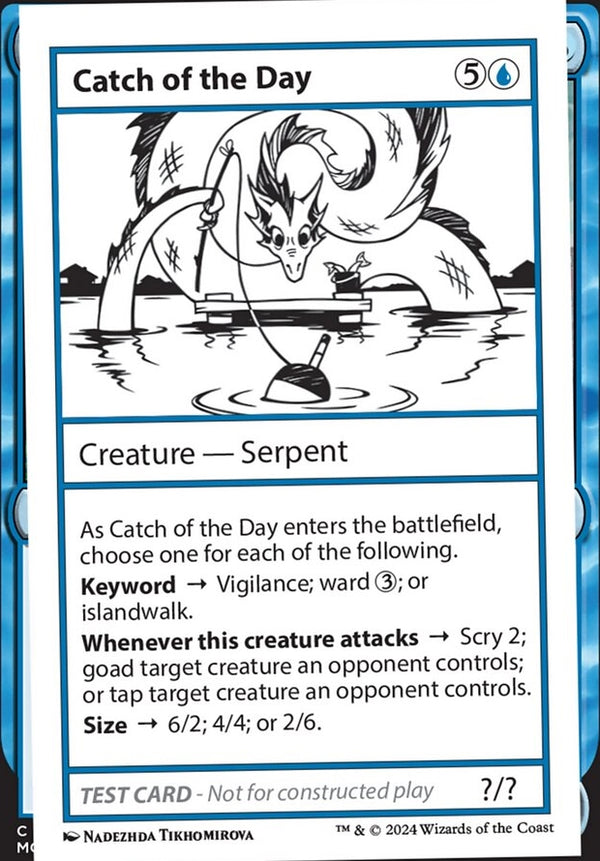 Catch of the Day [#0292 Playtest] (MB2-R)