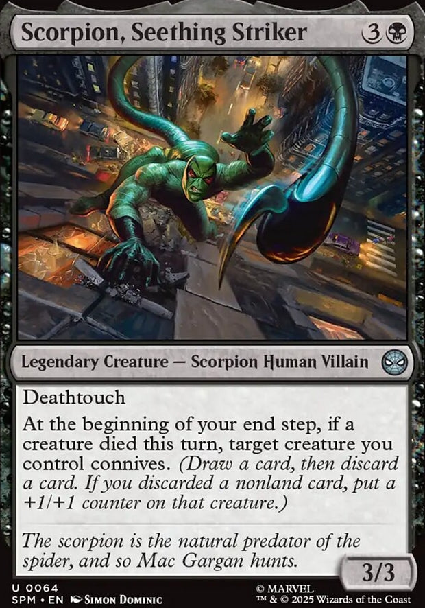 Scorpion, Seething Striker [ #0064 ] (SPM-U)