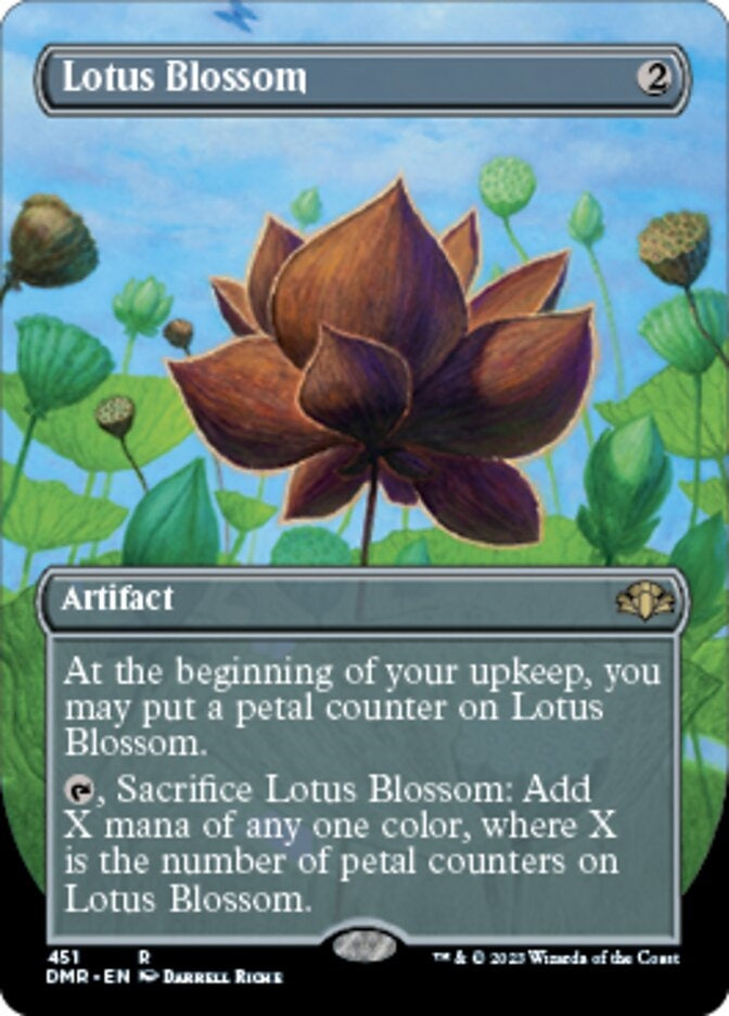 Lotus Blossom [#451 Alternate Art Borderless] (DMR-R)