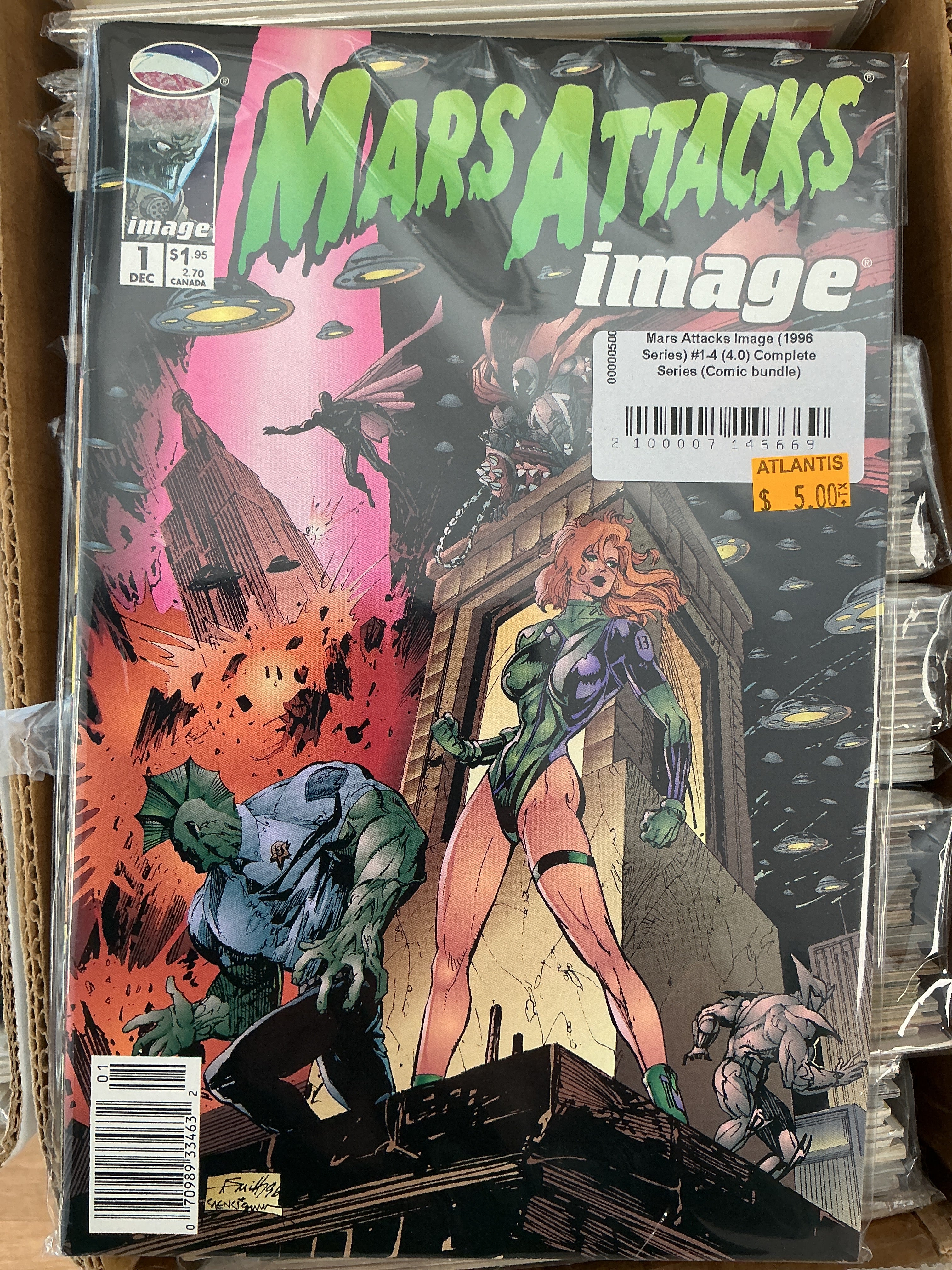 Mars Attacks Image (1996 Series) #1-4 (4.0) Complete Series (Comic bundle)