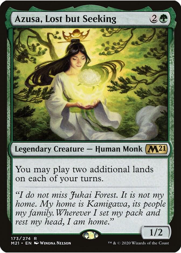 Azusa, Lost but Seeking (M21-R) Moderate Play