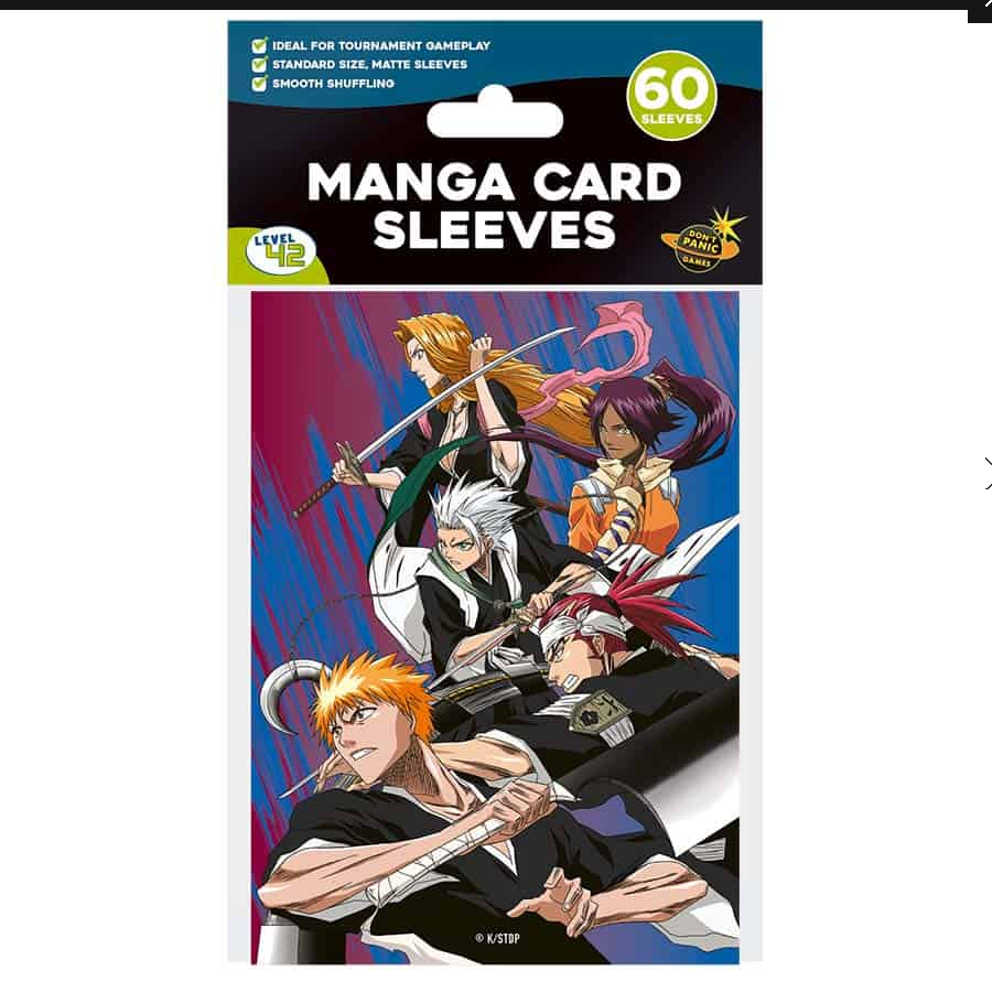 DON'T PANIC GAMES: MANGA CARD SLEEVES: ACTION TEAM (BLEACH TWENTY-FIFTH ANNIVERSARY) (60CT)