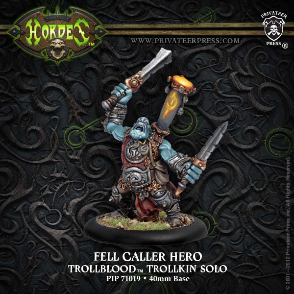 Hordes: Trollbloods - Fell Caller Hero, Solo (Metal)