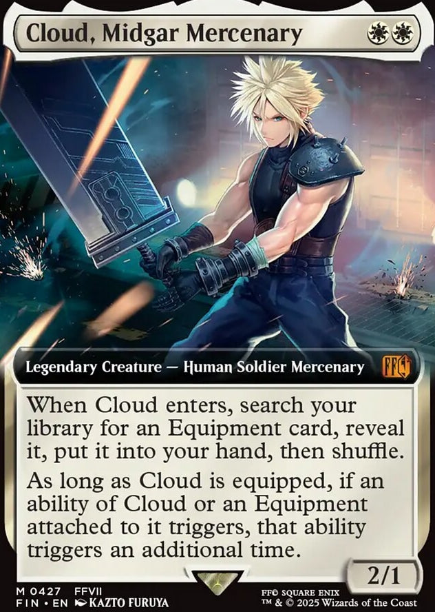 Cloud, Midgar Mercenary [ #0427 Extended Art ] (FIN-M)
