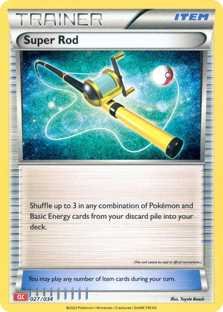 Super Rod - 027/034 (TCG:CLC) Classic Collection - Near Mint Holofoil