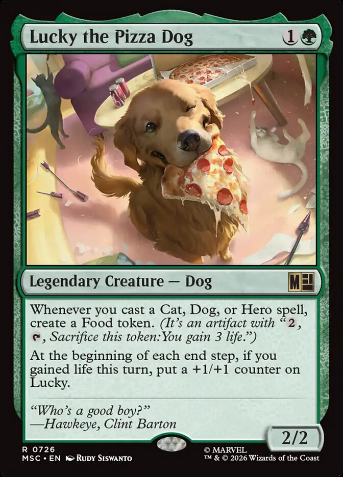 Lucky the Pizza Dog [ #0726 ] (MSC-R)