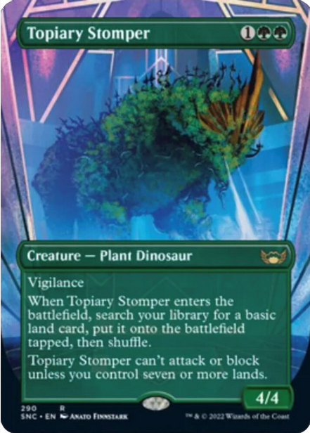 Topiary Stomper [ #290 Alternate-Art Borderless ] (SNC-R)