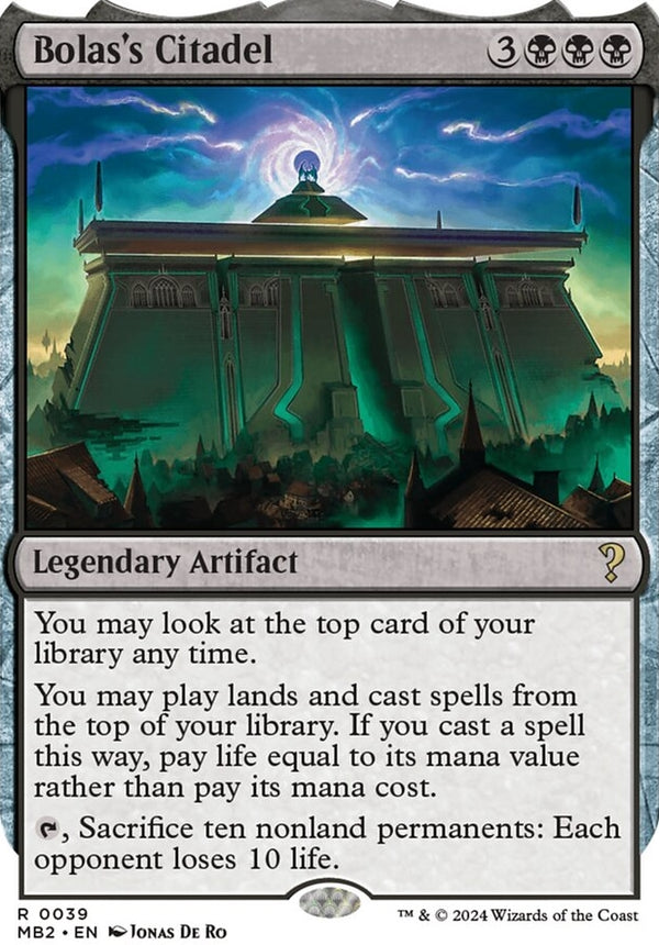 Bolas's Citadel [#0039 White-Border] (MB2-R)