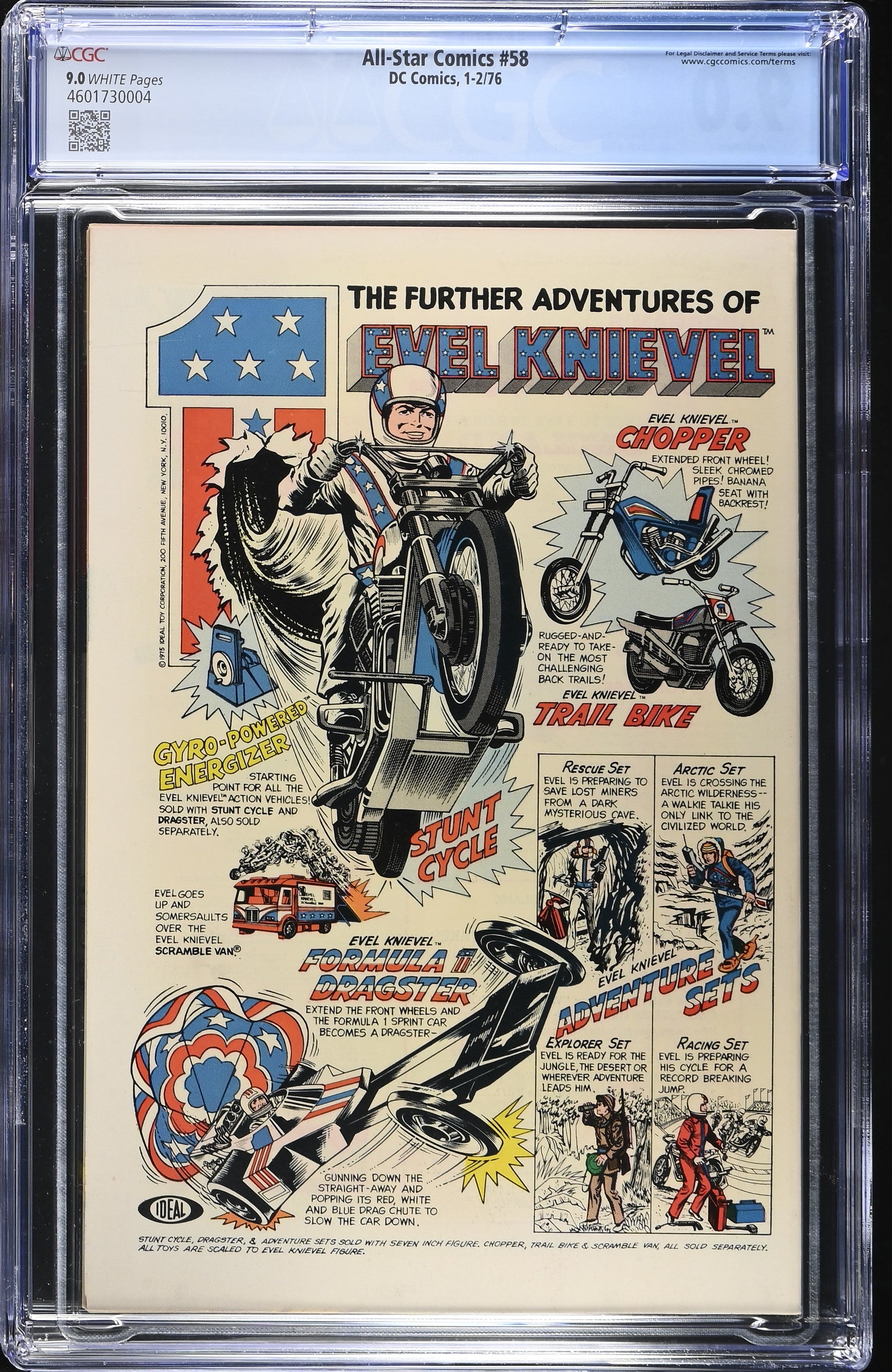 All Star Comics (1940 Series) #58 (CGC 9.0)