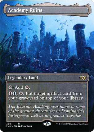 Academy Ruins [#369 Alternate-Art Borderless] (2XM-R-FOIL)