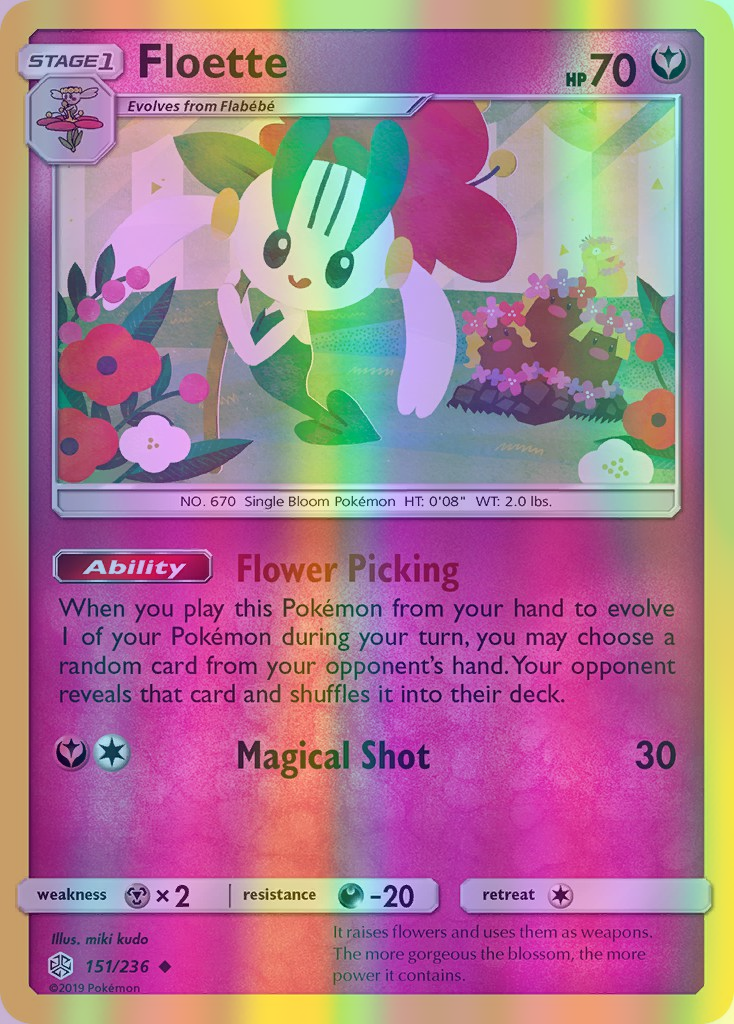 Floette - 151/236 (CEC) Uncommon - Near Mint Reverse Holofoil