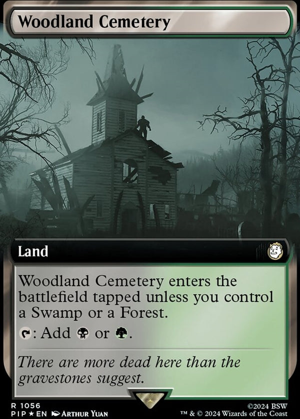 Woodland Cemetery [#1056 Extended Art Surge Foil] (PIP-R)